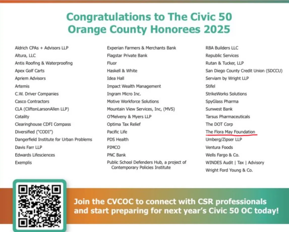 Flora May Foundation moment 31