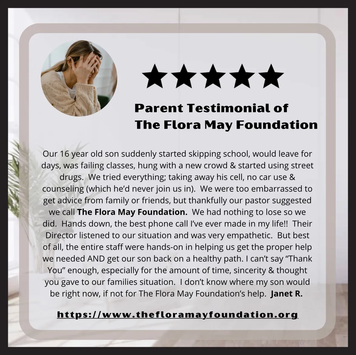 Flora May Foundation moment 39